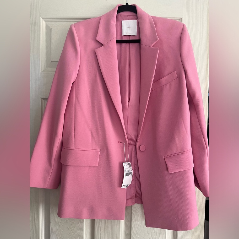 Mango pink blazer